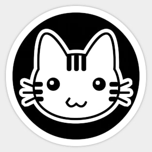 Kitten Face Sticker